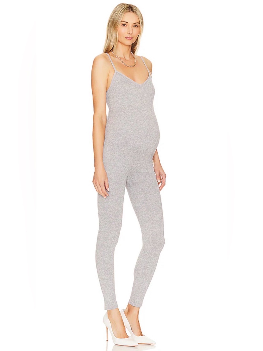 NWT HATCH Maternity The Body Rib Unitard Jumpsuit, Size M